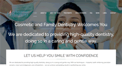 Desktop Screenshot of cosmeticandfamilydentistry.co.uk